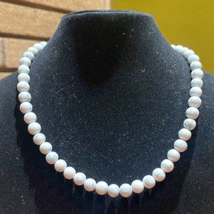 8MM Howlite Bead Stretchy Cord Necklace/Bracelet/Anklet